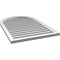 Ekena Millwork Round Top Surface Mount PVC Gable Vent: Functional, w/ 2"W x 1-1/2"P Brickmould Frame, 28"W x 42"H GVPRT28X4202SF - alternate 4